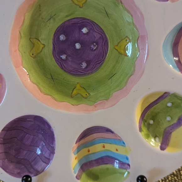 Cottontale Collections Easter  Ceramic Egg Plate Holder - Picture 3 of 8